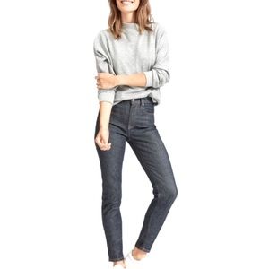 EVERLANE Jeans Size 27 R High Rise Tapered Indigo Normcore Preppy